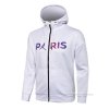 Chaqueta con Capucha del Paris Saint-Germain 2021-2022 Blanco Chaqueta con Capucha del Paris Saint-Germain 2021-2022 Blanco