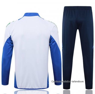 Chaqueta del Italia 2024-2025 Blanco y Azul