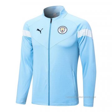 Chaqueta del Manchester City 2022-2023 Azul Claro Chaqueta del Manchester City 2022-2023 Azul Claro