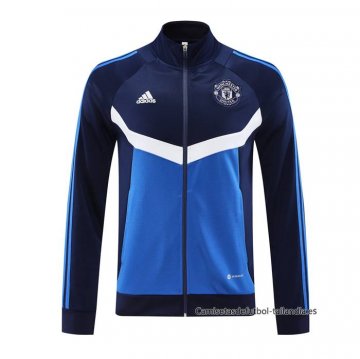 Chaqueta del Manchester United 2024-2025 Azul Chaqueta del Manchester United 2024-2025 Azul