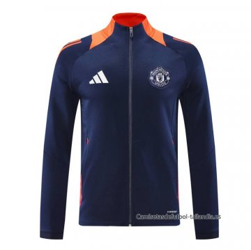 Chaqueta del Manchester United 2024-2025 Azul Chaqueta del Manchester United 2024-2025 Azul