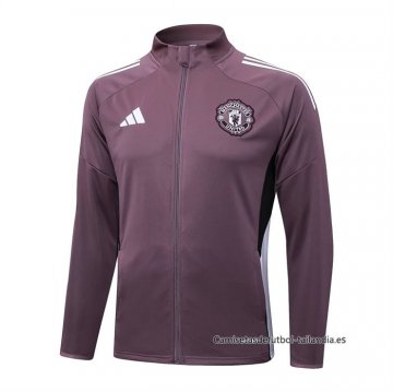 Chaqueta del Manchester United 2025-2026 Marron Chaqueta del Manchester United 2025-2026 Marron