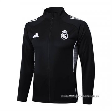 Chaqueta del Real Madrid 2025-2026 Negro Chaqueta del Real Madrid 2025-2026 Negro