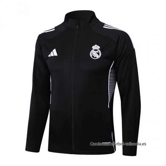 Chaqueta del Real Madrid 2025-2026 Negro - Haga un click en la imagen para cerrar