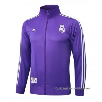 Chaqueta del Real Madrid 2025-2026 Purpura Chaqueta del Real Madrid 2025-2026 Purpura