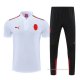 Conjunto Polo del AC Milan 2022-2023 Blanco