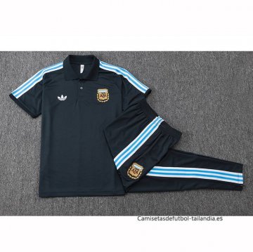 Conjunto Polo del Argentina 2025-2026 Gris