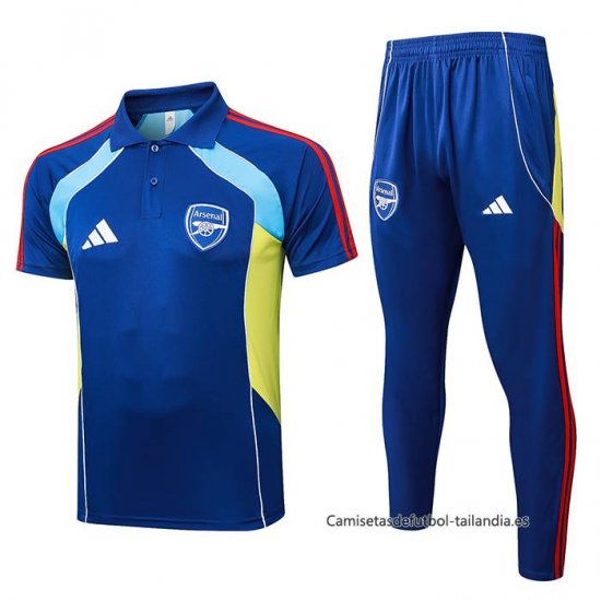 Conjunto Polo del Arsenal 2025-2026 Azul - Haga un click en la imagen para cerrar