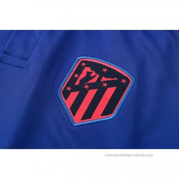 Conjunto Polo del Atletico Madrid 2022-2023 Azul
