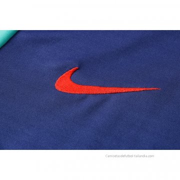 Conjunto Polo del Barcelona 2021 Azul
