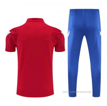 Conjunto Polo del Barcelona 2022-2023 Rojo