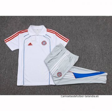 Conjunto Polo del Bayern Munich 2025-2026 Blanco