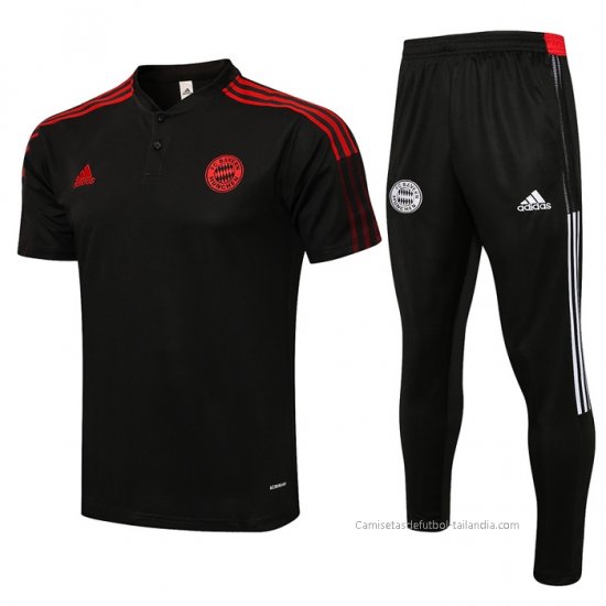 Conjunto Polo del Bayern Munich 2021-2022 Gris - Haga un click en la imagen para cerrar