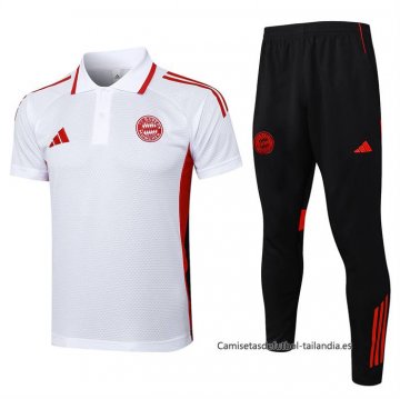 Conjunto Polo del Bayern Munich 2025-2026 Blanco Conjunto Polo del Bayern Munich 2025-2026 Blanco