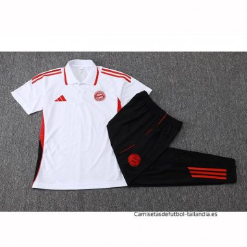 Conjunto Polo del Bayern Munich 2025-2026 Blanco