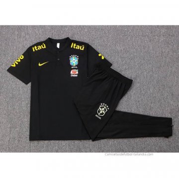 Conjunto Polo del Brasil 2022-2023 Negro