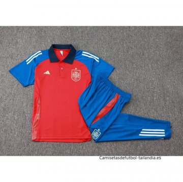 Conjunto Polo del Espana 2024-2025 Rojo