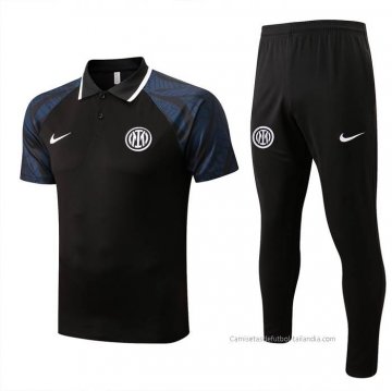 Conjunto Polo del Inter Milan 2022-2023 Negro Conjunto Polo del Inter Milan 2022-2023 Negro