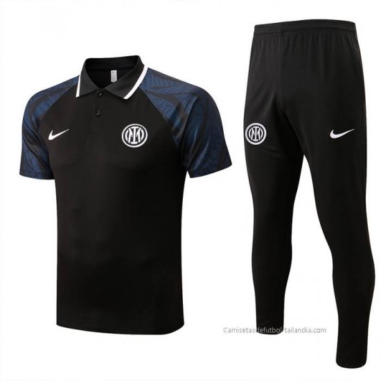 Conjunto Polo del Inter Milan 2022-2023 Negro - Haga un click en la imagen para cerrar
