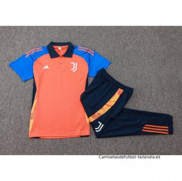 Conjunto Polo del Juventus 2024-2025 Naranja
