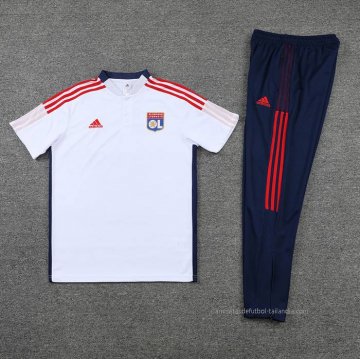 Conjunto Polo del Lyon 2022-2023 Blanco