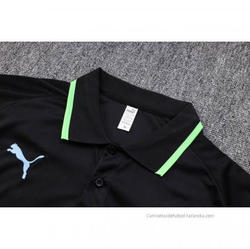 Conjunto Polo del Manchester City 2023-2024 Negro