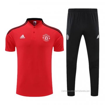 Conjunto Polo del Manchester United 2022-2023 Rojo Conjunto Polo del Manchester United 2022-2023 Rojo