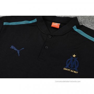 Conjunto Polo del Olympique Marsella 2022-2023 Negro