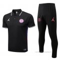 Conjunto Polo del Paris Saint-Germain Jordan 2022-2023 Negro