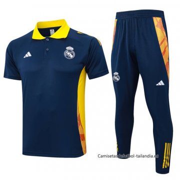 Conjunto Polo del Real Madrid 2024-2025 Azul Conjunto Polo del Real Madrid 2024-2025 Azul