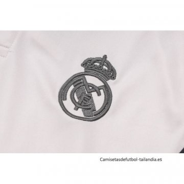 Conjunto Polo del Real Madrid 2024-2025 Rosa Claro
