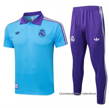 Conjunto Polo del Real Madrid 2025-2026 Azul Conjunto Polo del Real Madrid 2025-2026 Azul