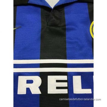 1ª Camiseta Inter Milan Manga Larga Retro 1998