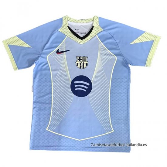 Tailandia Camiseta Barcelona Special 2025-2026 Azul Blanco - Haga un click en la imagen para cerrar