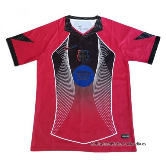 Tailandia Camiseta Barcelona Special 2025-2026 Rojo Negro - Haga un click en la imagen para cerrar