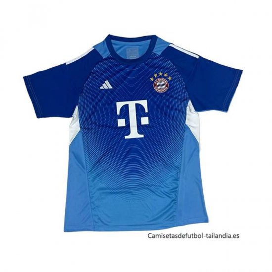 Tailandia Camiseta Bayern Munich Portero 2025-2026 Azul - Haga un click en la imagen para cerrar