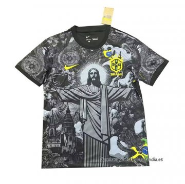 Tailandia Camiseta Brasil Jesus 2024-2025 Negro Tailandia Camiseta Brasil Jesus 2024-2025 Negro