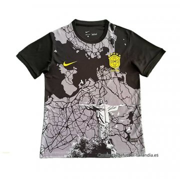 Tailandia Camiseta Brasil Jesus 2025-2026 Negro Gris Tailandia Camiseta Brasil Jesus 2025-2026 Negro Gris