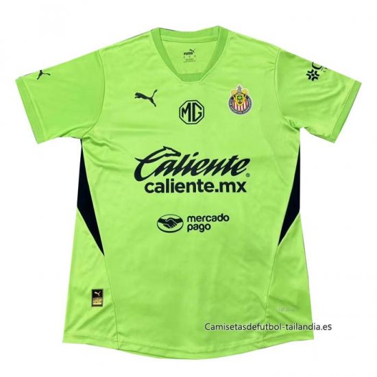 Tailandia Camiseta Guadalajara Portero 2024-2025 Verde - Haga un click en la imagen para cerrar