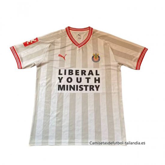 Tailandia Camiseta Guadalajara Special 2025-2026 Blanco - Haga un click en la imagen para cerrar
