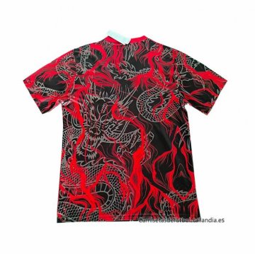 Tailandia Camiseta Japon Dragon 2025-2026 Negro Rojo