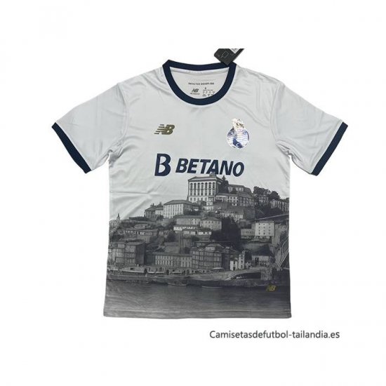 Tailandia Camiseta Porto Special 2025-2026 Blanco - Haga un click en la imagen para cerrar