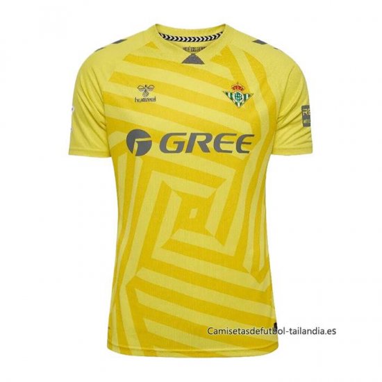 Tailandia Camiseta Real Betis Portero 2025-2026 Amarillo - Haga un click en la imagen para cerrar