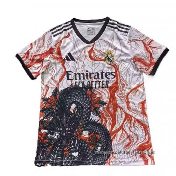 Tailandia Camiseta Real Madrid Dragon 2025-2026 Blanco