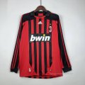 1ª Camiseta AC Milan Manga Larga Retro 2007-2008
