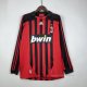 1ª Camiseta AC Milan Manga Larga Retro 2007-2008