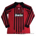 Camiseta AC Milan Primera Retro Manga Larga 2007-2008