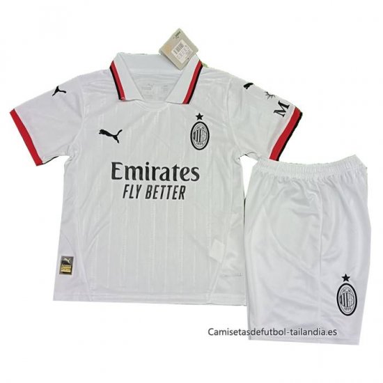 2ª Camiseta AC Milan Nino 2024-2025 - Haga un click en la imagen para cerrar