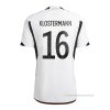 1ª Camiseta Alemania Jugador Klostermann 2022