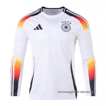 1ª Camiseta Alemania Manga Larga 2024 (2XL-4XL)